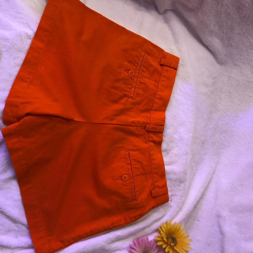 NWOT- Ralph Lauren Orange shorts - Picture 5 of 8